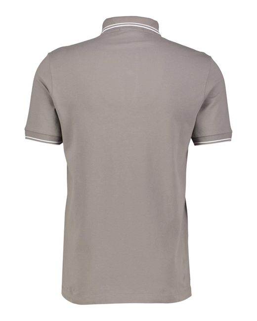 Stone Island Poloshirt mit Bio-Baumwolle in Gray für Herren