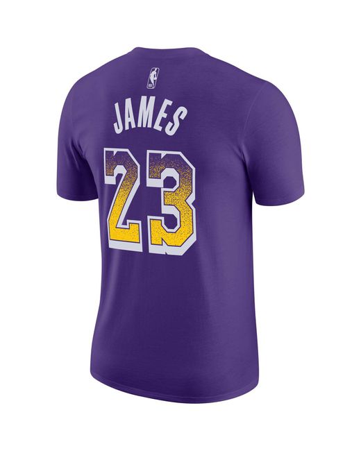 Nike Basketballshirt NBA LEBRON JAMES LA LAKERS Select Series in Purple für Herren