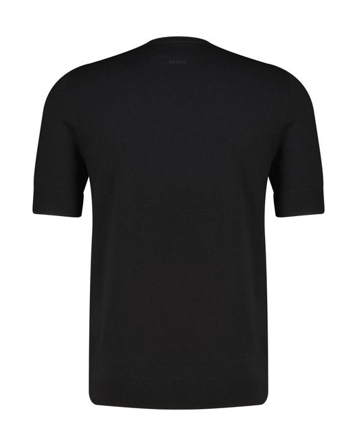 HUGO Pullover SAN CARL Regular Fit in Black für Herren