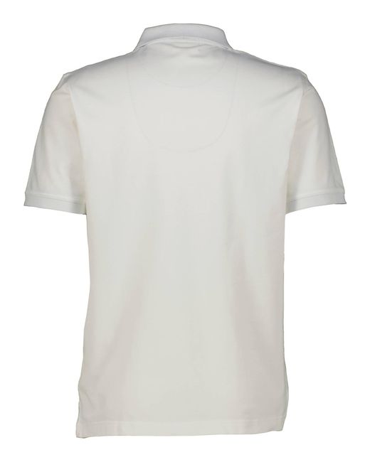 Gant Poloshirt CONTRAST PIQUE Regular Fit Kurzarm in White für Herren
