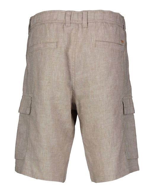 Boss Cargo Shorts aus Leinenmix SISLA-6 in Gray für Herren