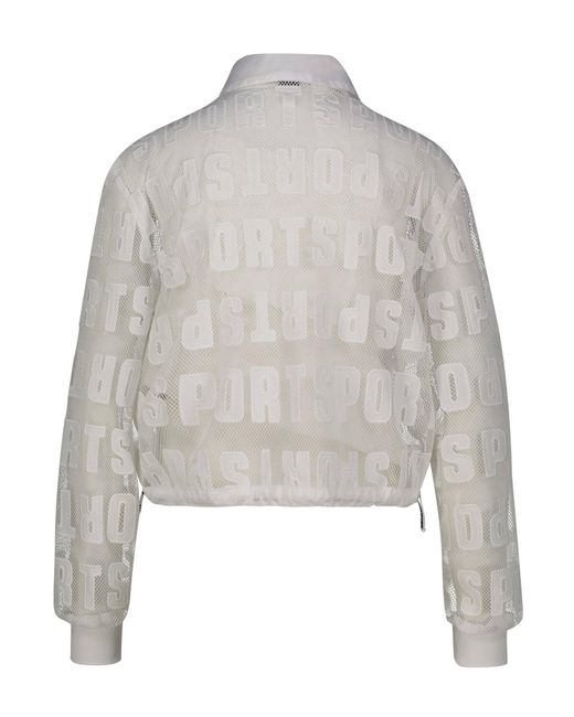 Marc Cain White Bluse mit Buchstaben