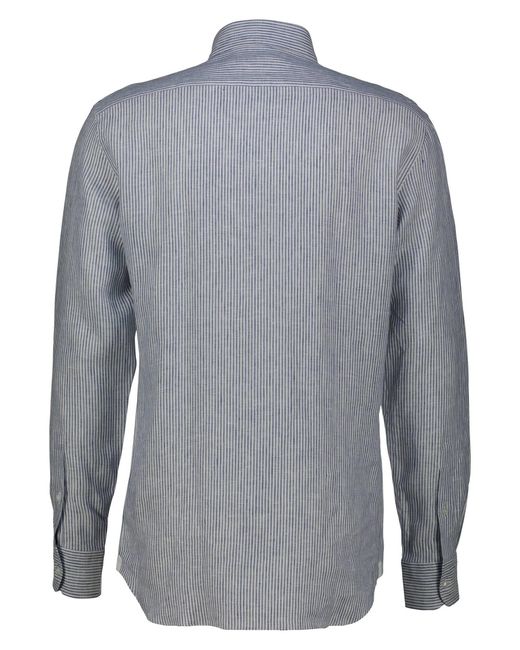 Zegna Hemd aus Leinen OASI LINO SHIRT in Gray für Herren