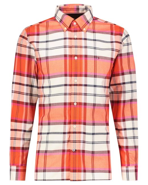 Tommy Hilfiger Freizeithemd Langarm in Red für Herren
