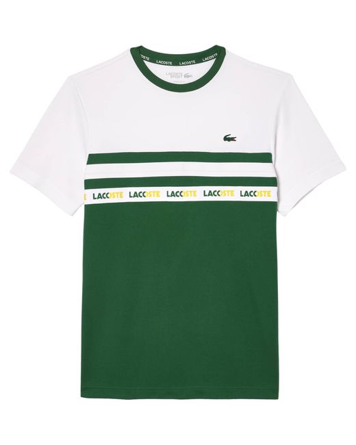 Lacoste Tennis T-Shirt ULTRA DRY aus Pique Regular Fit in Green für Herren