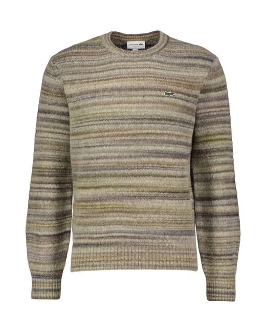 Lacoste Pullover mit Alpaka und Wolle in Gray für Herren