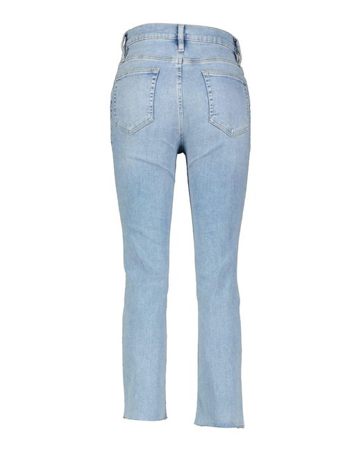 FRAME Blue Jeans LE HIGH STRAIGHT Cropped Fit
