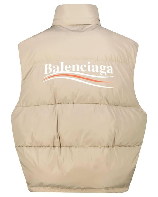 Balenciaga Steppweste COCOON in Natural für Herren