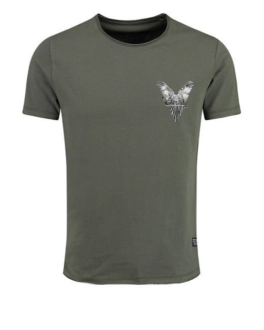 Key Largo T-Shirt MT ETERNITY ROUND Regular Fit in Green für Herren