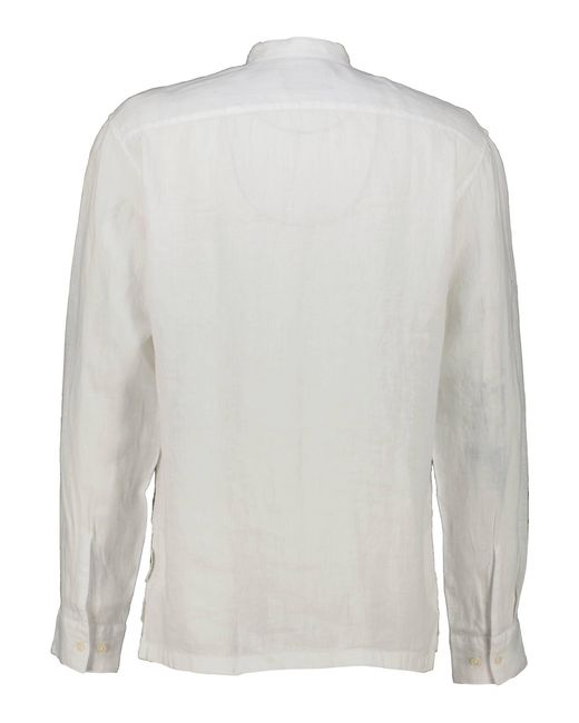 Marc O' Polo Leinenhemd Regular Fit in White für Herren