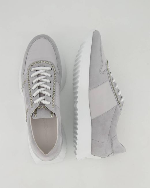Kennel & Schmenger Gray Sneaker PULL mit Samtziegenleder