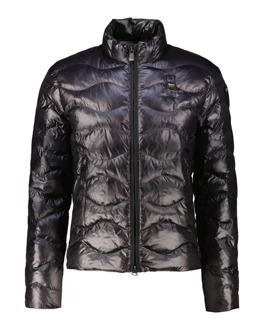 Blauer Steppjacke GUILD in Black für Herren