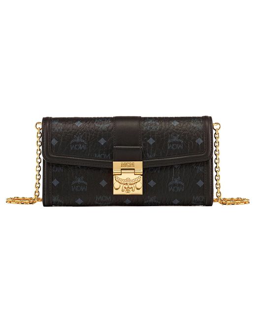 MCM Black Brieftasche LARGE TRACY