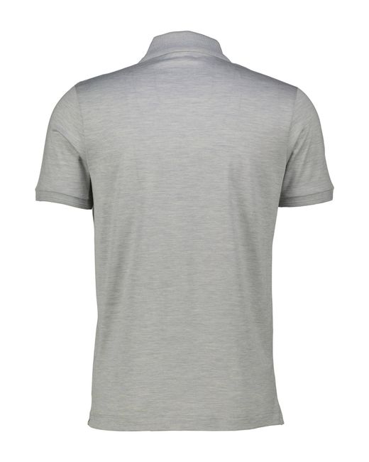 Paul & Shark Poloshirt mit Seide Regular Fit in Gray für Herren