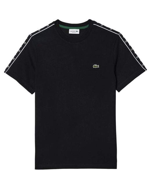 Lacoste T-Shirt Regular Fit in Black für Herren