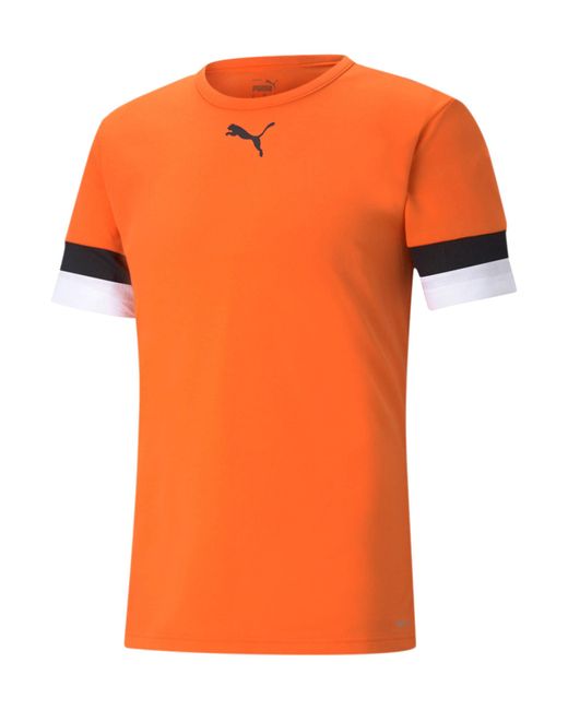 PUMA Fußballtrikot TEAMRISE in Orange für Herren