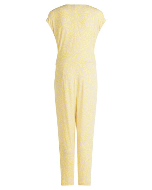 Betty Barclay Yellow Jumpsuit mit überschnittenen Ärmeln