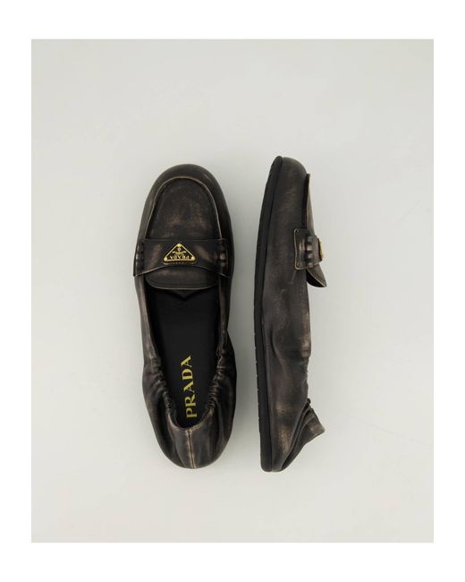 Prada Black Loafer MOCASSINI NAPPA DELAVE