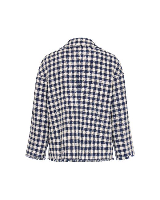 Maison Common Blue Jacke mit Schleifendetails