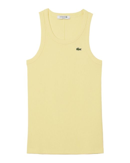 Lacoste Yellow Tank-Top