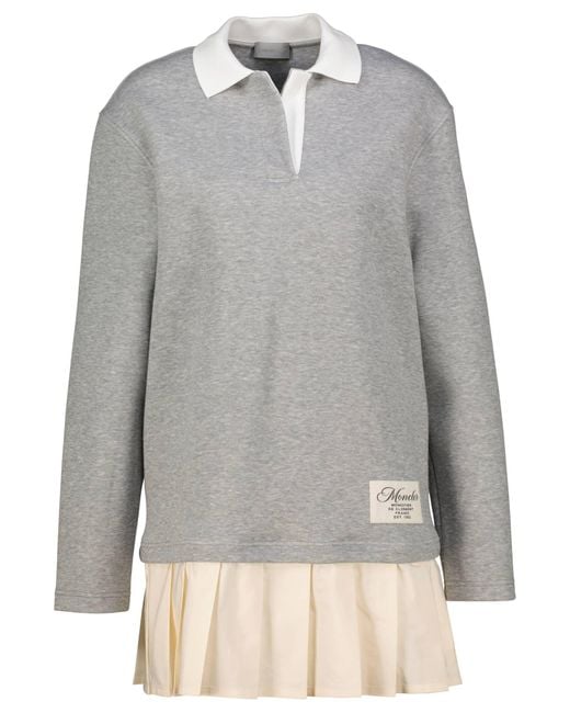 Moncler Gray Polokleid