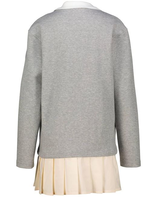 Moncler Gray Polokleid