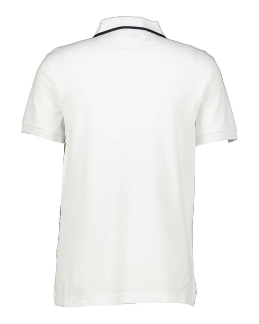 Tommy Hilfiger Poloshirt TIPPED V COLLAR Regular Fit in White für Herren