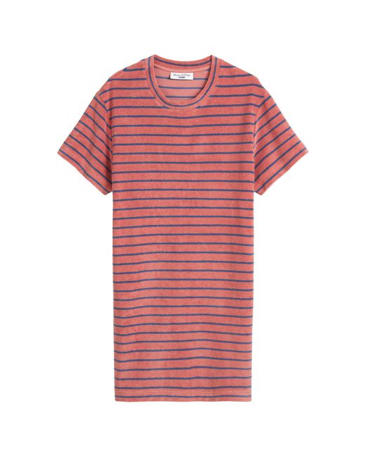 Marc O' Polo Pink Frottee-Kleid Relaxed Fit