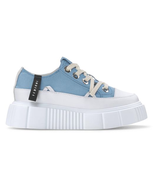 Inuikii Blue Sneaker MATILDA CANVAS Low