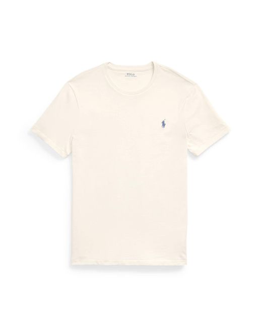 Polo Ralph Lauren T-Shirt Custom Slim Fit in White für Herren