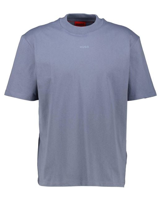 HUGO T-Shirt DAPOLINO Relaxed Fit in Blue für Herren