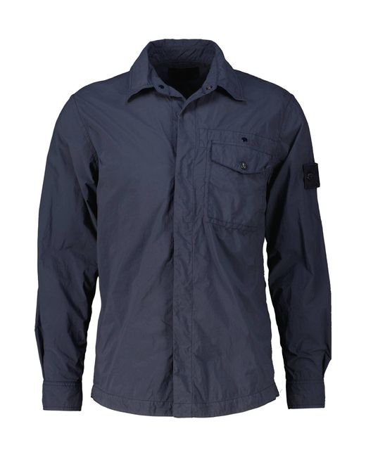 Stone Island Freizeithemd Regular Fit in Blue für Herren