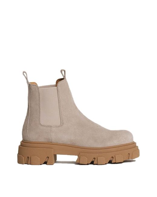 BUKELA Asta Sand Suede Chelsea Boots in Natural - Lyst