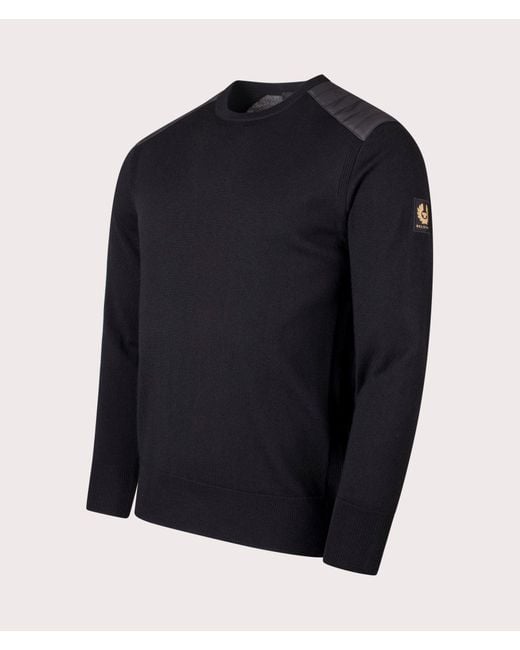 Belstaff Blue Kerrigan Crewneck Jumper for men