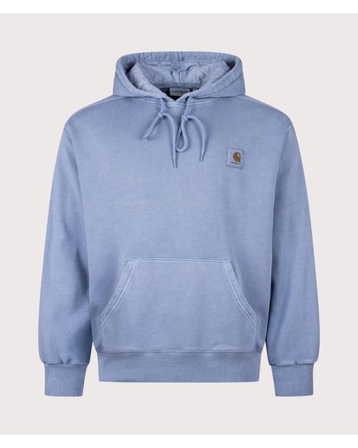 Carhartt Blue Balloon Fit Nelson Hoodie (Fits Big To Size) for men