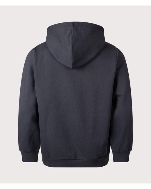 Gramicci Blue One Point Hoodie for men