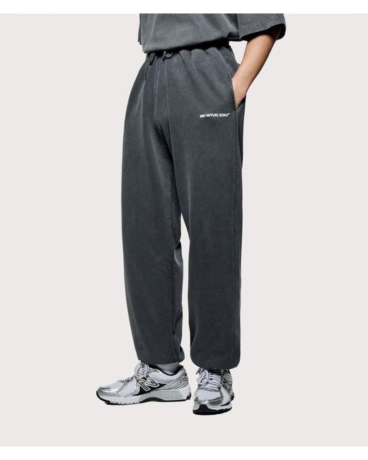 MKI Miyuki-Zoku Blue Relaxed Fit Uniform Joggers for men
