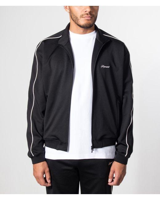 Represent Blue Taped Track Top for men