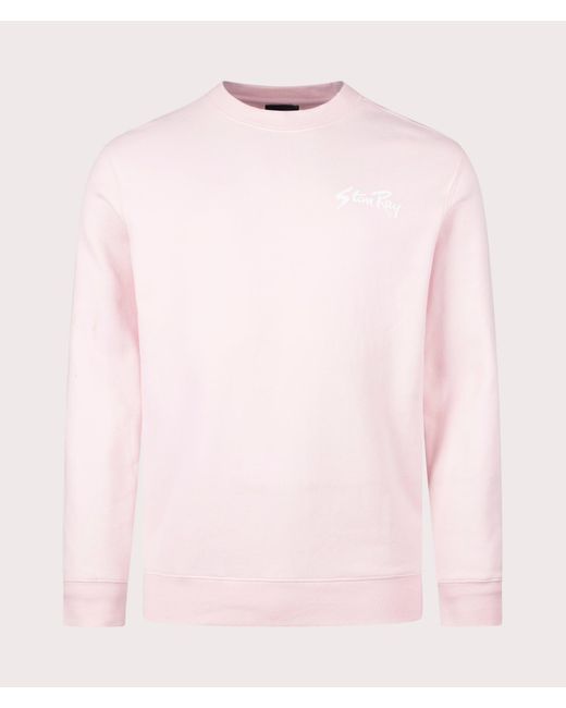 Stan Ray Pink Stan Crew Sweatshirt for men