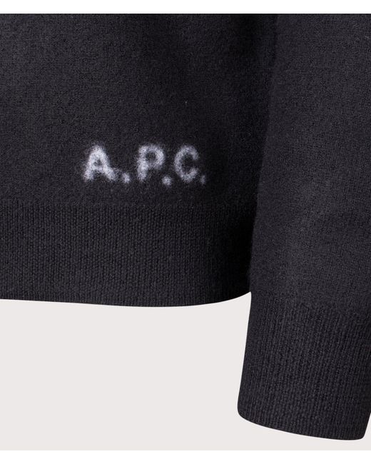 A.P.C. Blue Relaxed Fit Kenny Cardigan for men