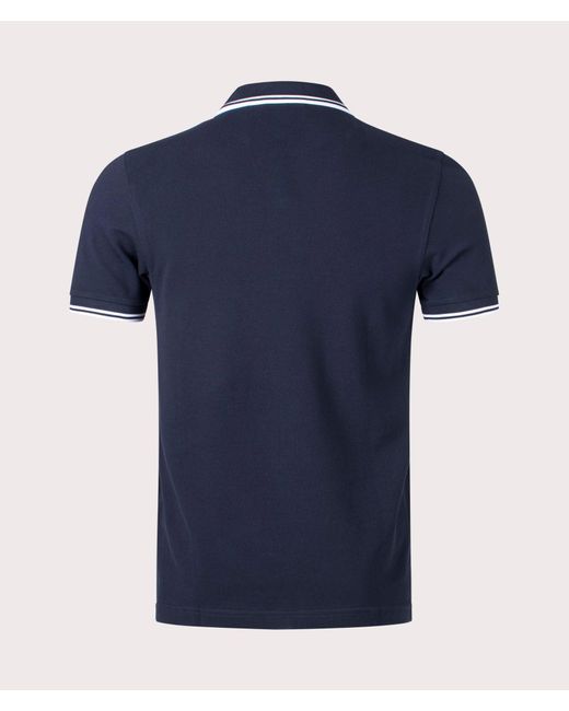 Fred Perry Blue Twin Tipped Polo Shirt for men