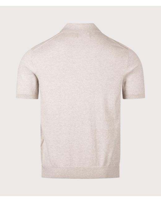Polo Ralph Lauren Natural Regular Fit Cotton Knitted Polo Shirt for men