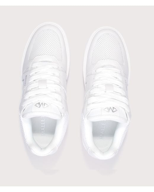 Mallet White Fenchurch Trainers for men