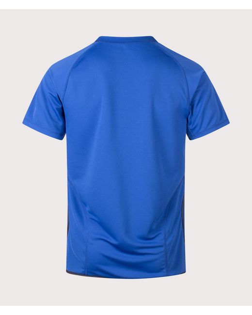 And Wander Blue Dry Jersey Raglan T-Shirt for men