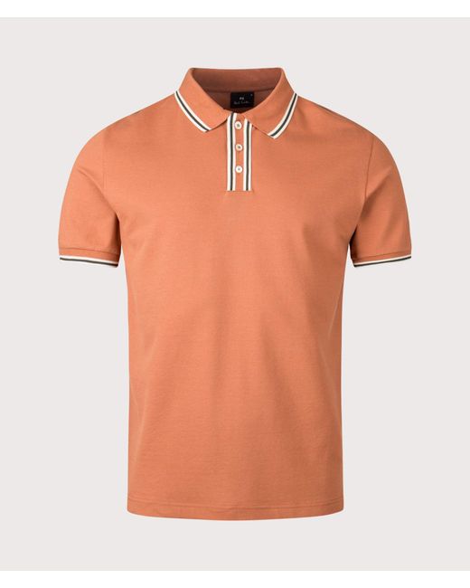 Paul Smith Orange Regular Fit Polo Shirt for men