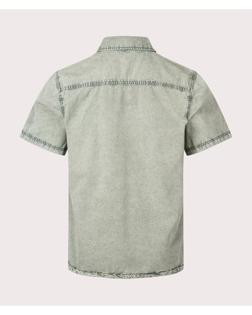 Dickies Green Newington Short Sleeve Shirt for men