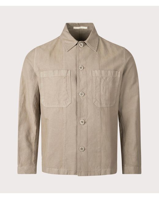 Norse Projects Natural Tyge Cotton Linen Overshirt for men