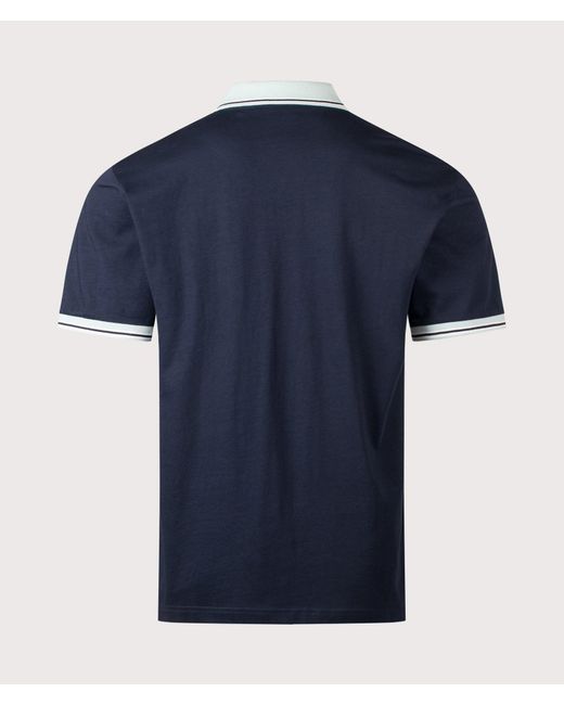 Boss Blue Blocks Polo Shirt for men