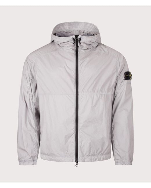 Stone Island Gray Ultralight Nylon Stretch-Tc Jacket for men