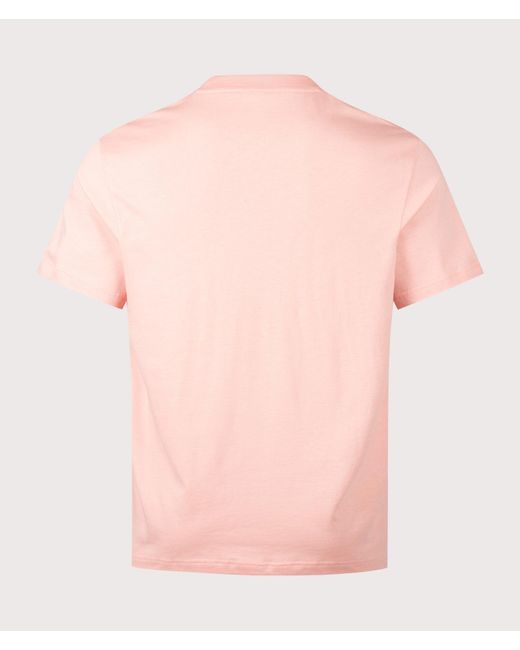 Lacoste Pink Cotton T-Shirt for men